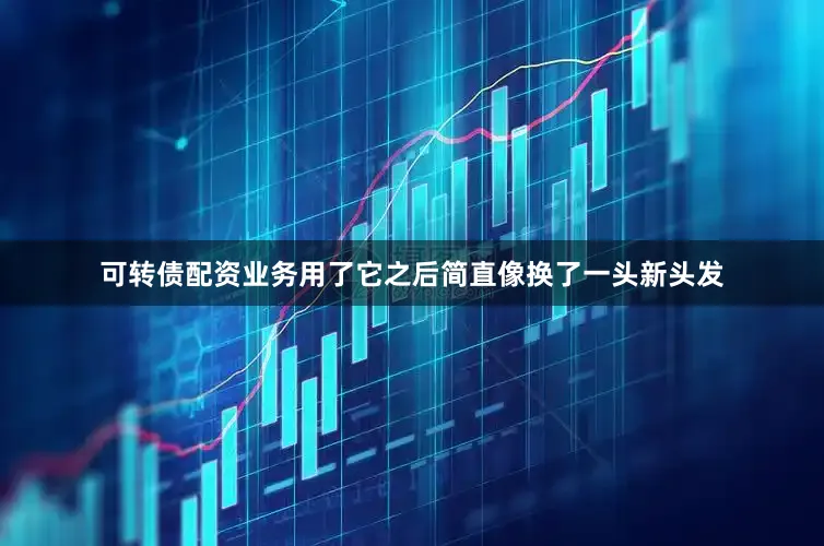 可转债配资业务用了它之后简直像换了一头新头发